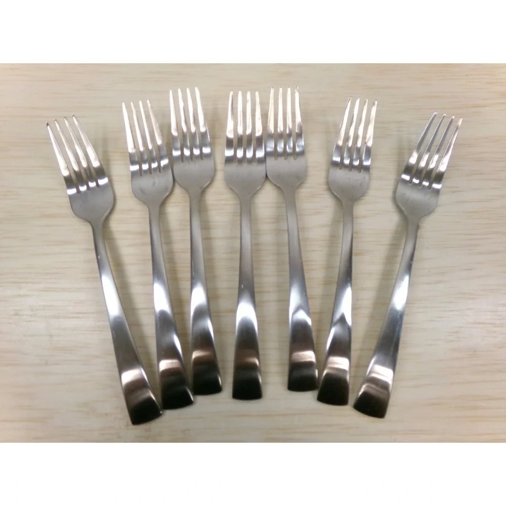 Zwilling J A Henckels Bellasera 18/10 Stainless Salad Forks Satin Lot of 7